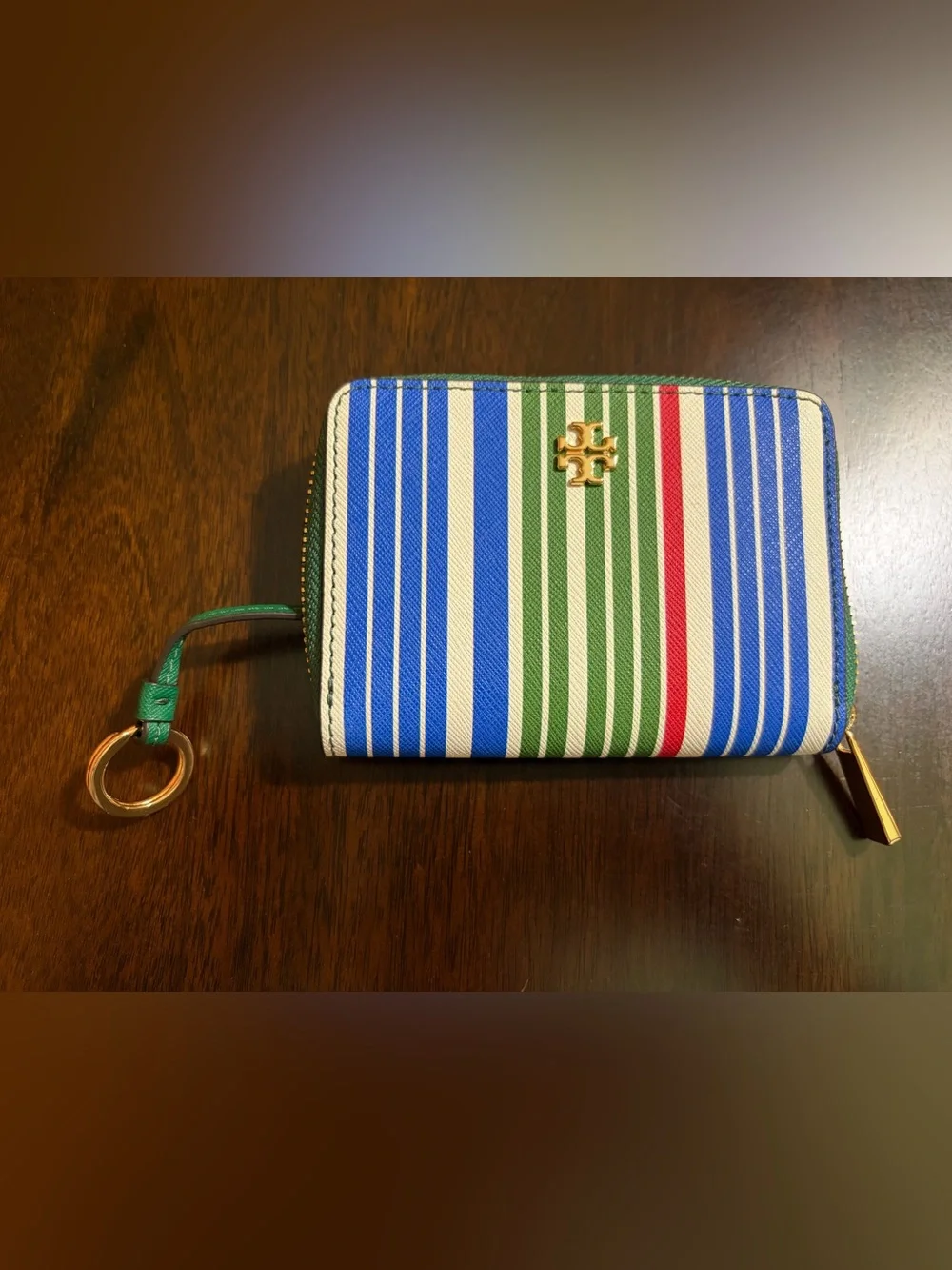 New! Tory Burch Emerson Zip Around Wallet